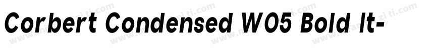 Corbert Condensed W05 Bold It字体转换